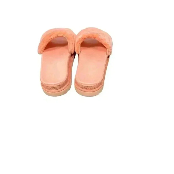 UGG Women's Laton Sheepskin Fur Slides in Beverly Pink Size 7.5 - Picture 3 of 8